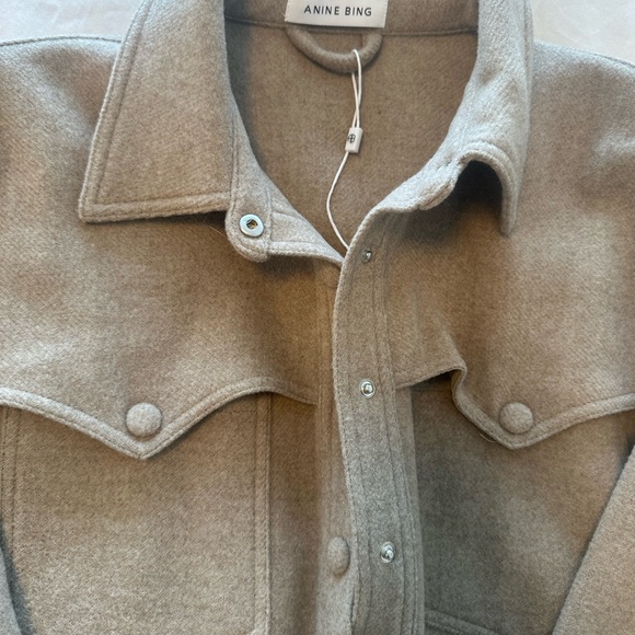 Anine Bing Luke Western Shirt / Shacket - Picture 3 of 6